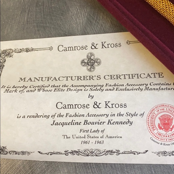 Camrose & Kross JBK Bracelet Gold tone Rhinestones - Picture 5 of 5